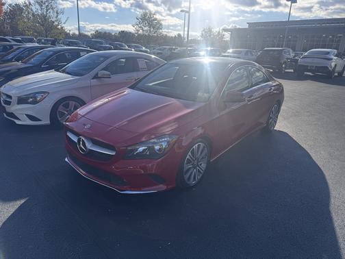 Red 2019 Mercedes-Benz CLA 250 4MATIC