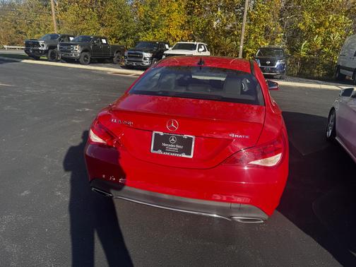 Red 2019 Mercedes-Benz CLA 250 4MATIC