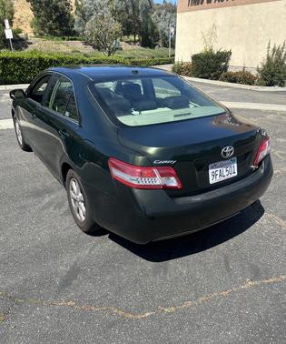 Green 2011 Toyota Camry LE