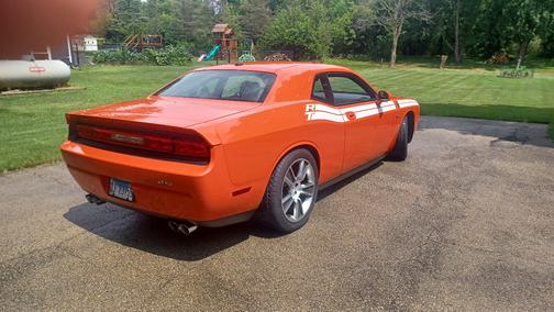 Orange 2010 Dodge Challenger R/T