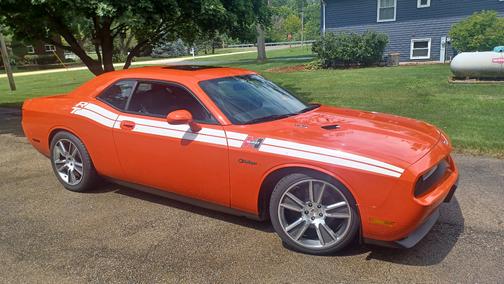 Orange 2010 Dodge Challenger R/T