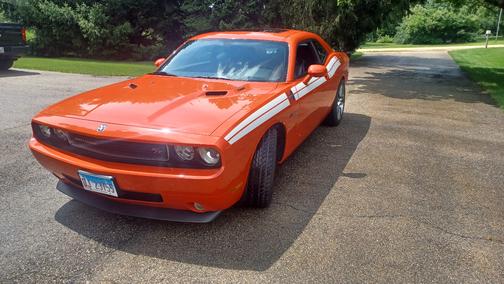 Orange 2010 Dodge Challenger R/T