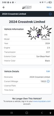 2024 Subaru Crosstrek Limited