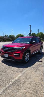 Red 2020 Ford Explorer XLT