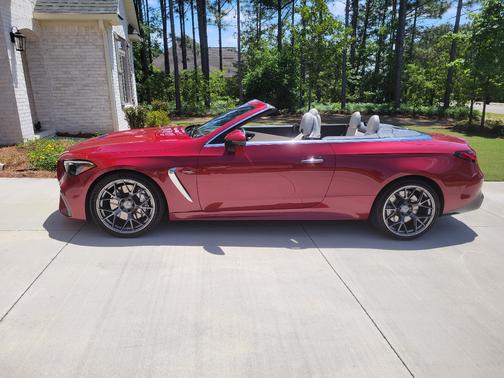 Red 2026 Mercedes-Benz AMG CLE 53 4MATIC+