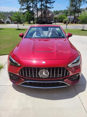 Red 2026 Mercedes-Benz AMG CLE 53 4MATIC+