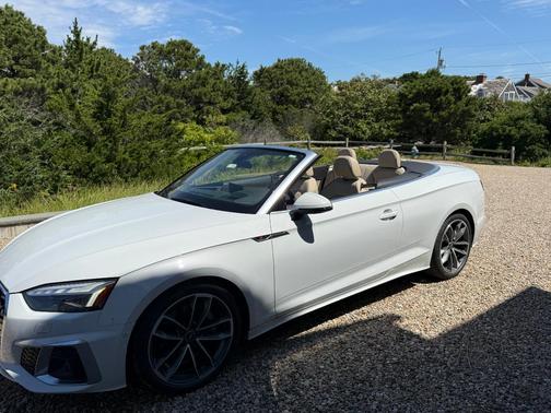 White 2024 Audi A5 45 S line Prestige