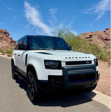 White 2025 Land Rover Defender 130 P400 X-Dynamic SE