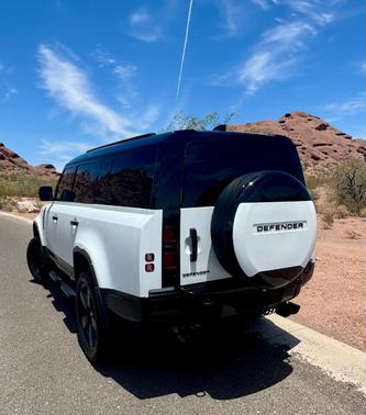 White 2025 Land Rover Defender 130 P400 X-Dynamic SE