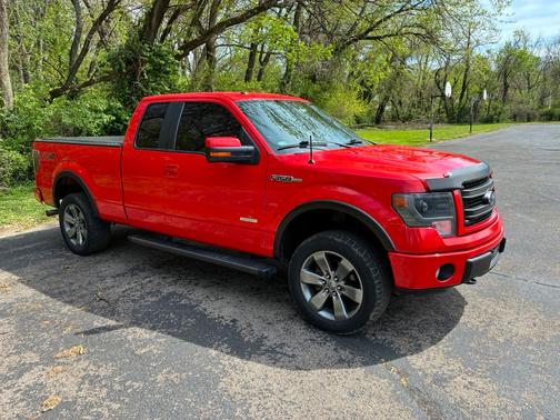 Red 2013 Ford F-150 FX4
