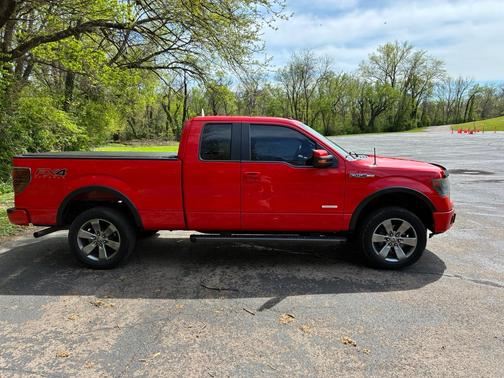 Red 2013 Ford F-150 FX4