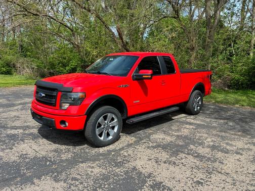 Red 2013 Ford F-150 FX4