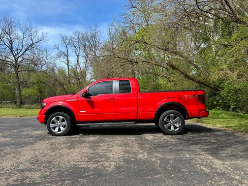 Red 2013 Ford F-150 FX4