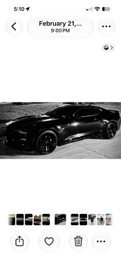 Black 2018 Chevrolet Camaro 2SS