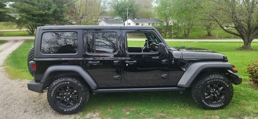 Black 2023 Jeep Wrangler Willys