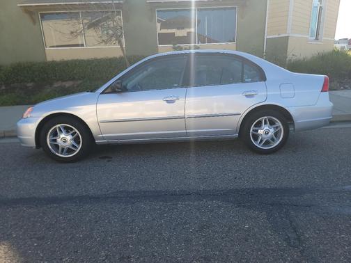 Silver 2002 Honda Civic LX