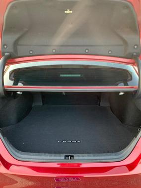 Red 2018 Toyota Camry Hybrid LE