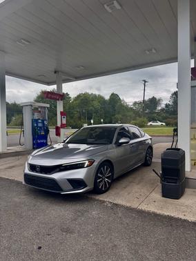 Gray 2022 Honda Civic EX-L