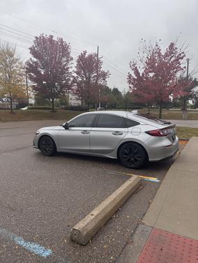 Gray 2022 Honda Civic EX-L