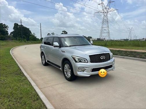 Silver 2017 INFINITI QX80 Base