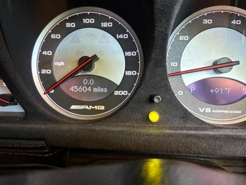 Black 2004 Mercedes-Benz SL-Class SL55 AMG