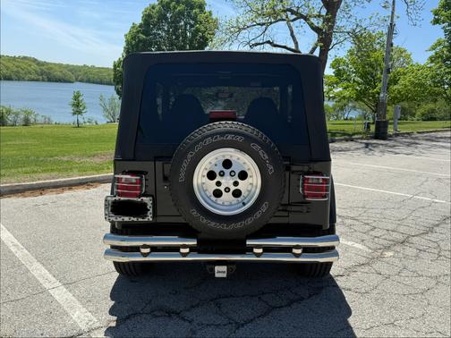 Black 1998 Jeep Wrangler Sport