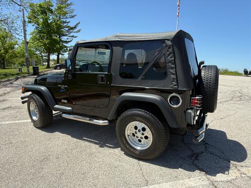 Black 1998 Jeep Wrangler Sport