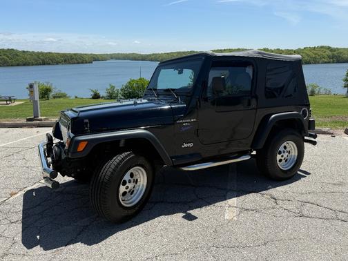 Black 1998 Jeep Wrangler Sport