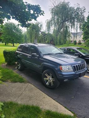 Blue 2002 Jeep Grand Cherokee Limited