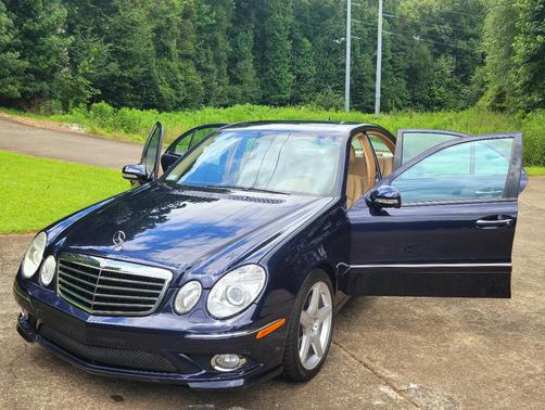 Blue 2009 Mercedes-Benz E-Class E 350
