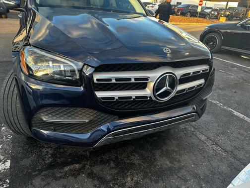 Blue 2020 Mercedes-Benz GLS 450 4MATIC