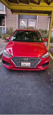 Red 2022 Hyundai Accent SE