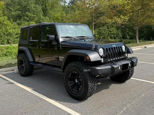 Black 2017 Jeep Wrangler Unlimited Sport