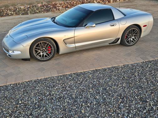 Silver 2003 Chevrolet Corvette Z06
