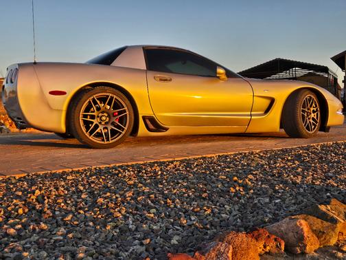 Silver 2003 Chevrolet Corvette Z06