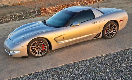 Silver 2003 Chevrolet Corvette Z06