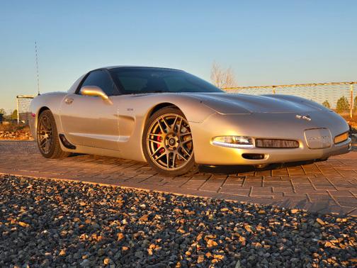 Silver 2003 Chevrolet Corvette Z06