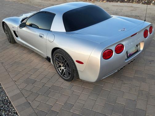 Silver 2003 Chevrolet Corvette Z06
