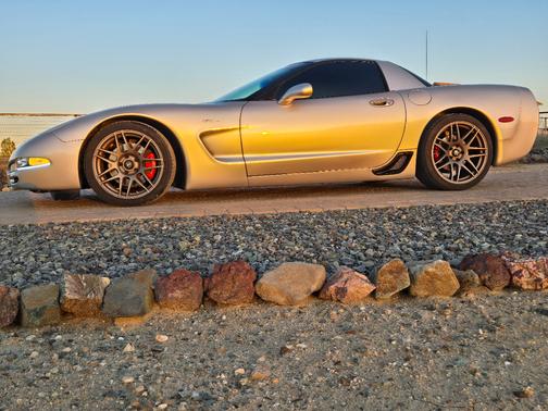 Silver 2003 Chevrolet Corvette Z06