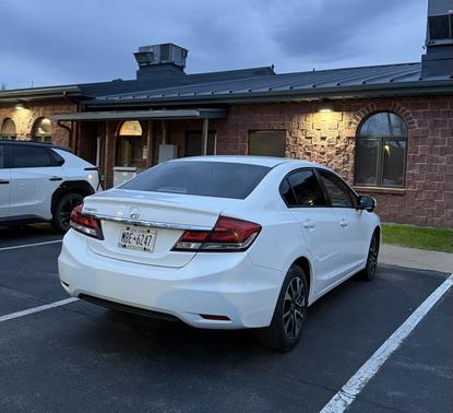 White 2014 Honda Civic EX