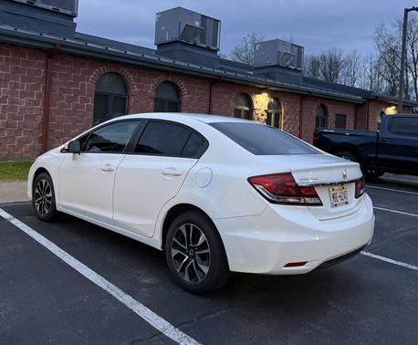 White 2014 Honda Civic EX