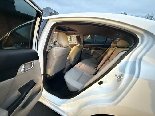 White 2014 Honda Civic EX