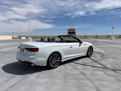White 2023 Audi A5 45 S line Prestige