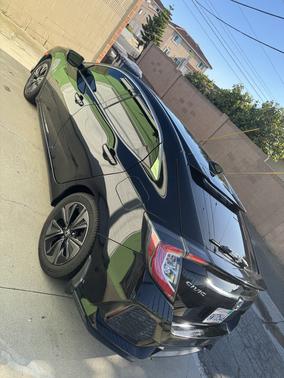 Black 2017 Honda Civic EX-L w/Navi