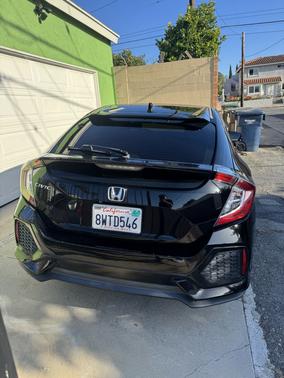 Black 2017 Honda Civic EX-L w/Navi