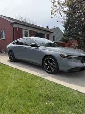 Gray 2023 Honda Accord Hybrid Sport
