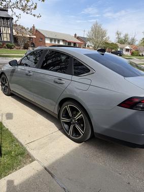 Gray 2023 Honda Accord Hybrid Sport