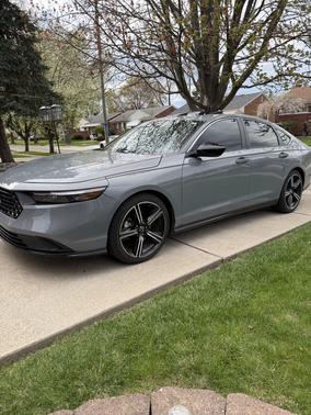 Gray 2023 Honda Accord Hybrid Sport