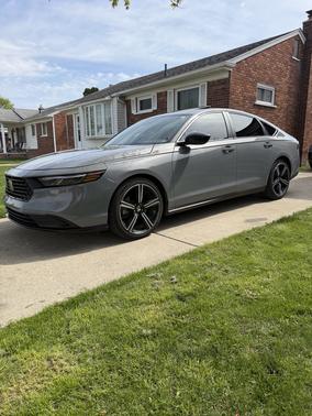 Gray 2023 Honda Accord Hybrid Sport