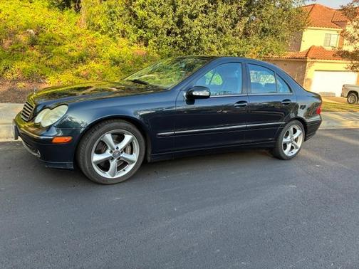 Blue 2004 Mercedes-Benz C-Class C230 Kompressor Sport